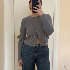 House of Harlow 1960 Gray Knit Cardigan